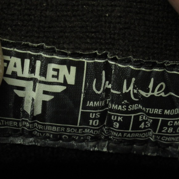 Fallen Skate Shoes Mens 10 Brown Chunky Heavyweight Jamie Thomas Pro Model - Picture 10 of 14